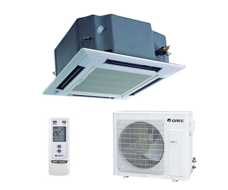 Кондиционер кассетный GREE-48 R410A:GU140T/A1-K/GU140W/A1-M (без соединительной инсталляции)